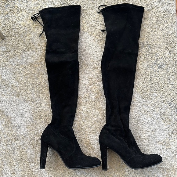 Stuart Weitzman Highland Boots Size 8.5 - Picture 1 of 3